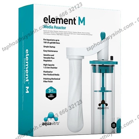 Lò phản ứng dùng cho vật liệu lọc - AquaVitro Element M - Media reactor Lò phản ứng dùng cho vật liệu lọc - AquaVitro Element M - Media reactor