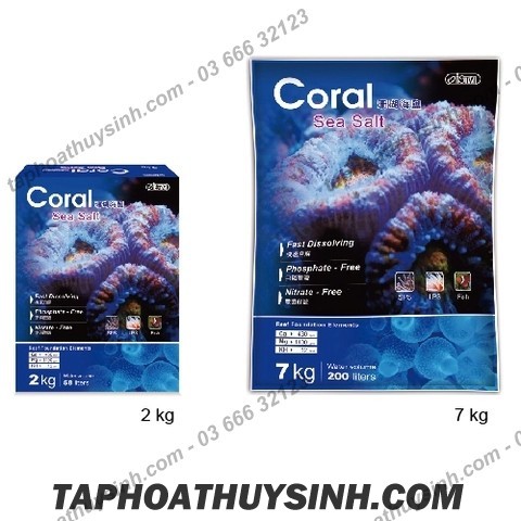 ISTA - Coral Sea Salts | Muối pha nước biển cho hồ san hô cá biển ISTA - Coral Sea Salts | Muối pha nước biển cho hồ san hô cá biển
