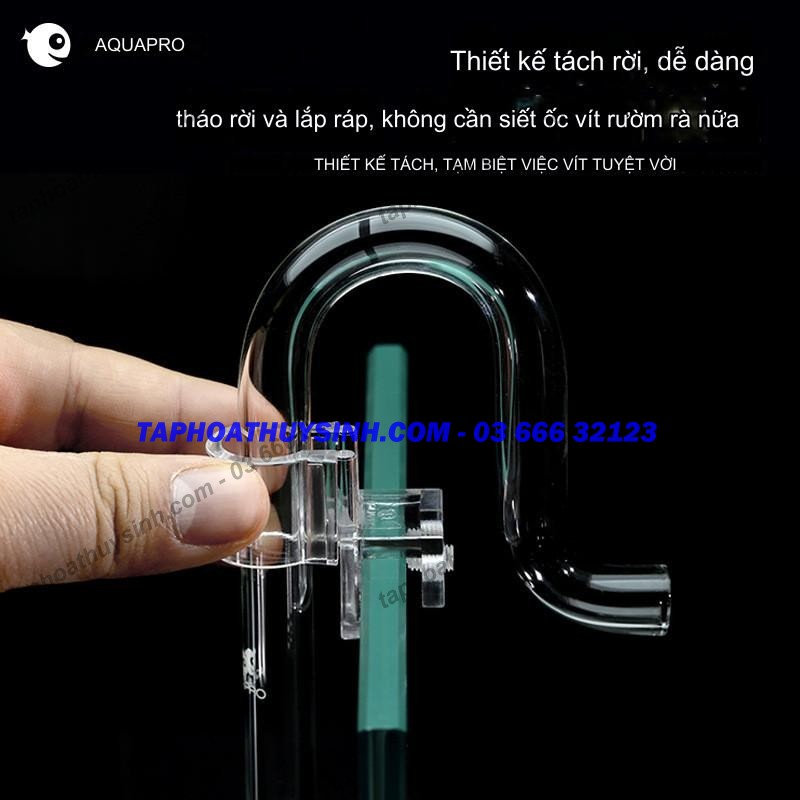 KẸP IN OUT AQUAPRO nhựa polycabonate đúc cứng cáp chắc khó bể KẸP IN OUT AQUAPRO nhựa polycabonate đúc cứng cáp chắc khó bể
