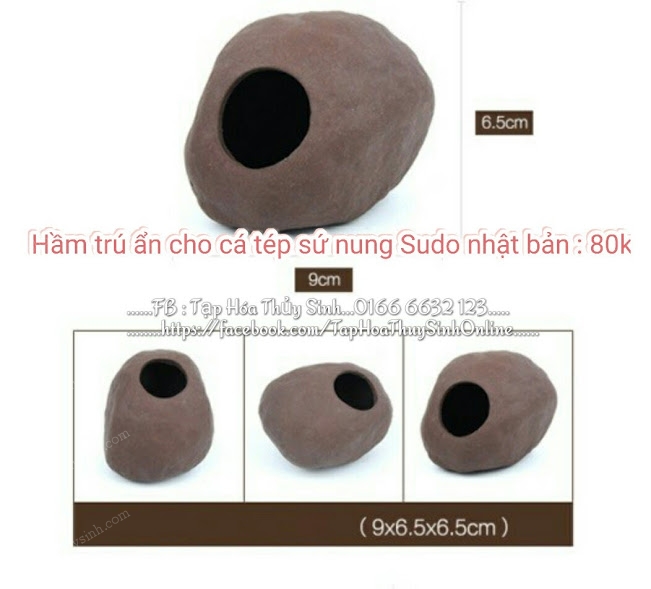Hầm trú ẩn cho cá tép sinh sản đất nung Hầm trú ẩn cho cá tép sinh sản đất nung
