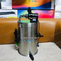 LỌC INOX KIỂU ADA PHI 250MM BƠM DC2500  - CAO CẤP ĐẸP NHẤT HOÀN THIỆN NHẤT