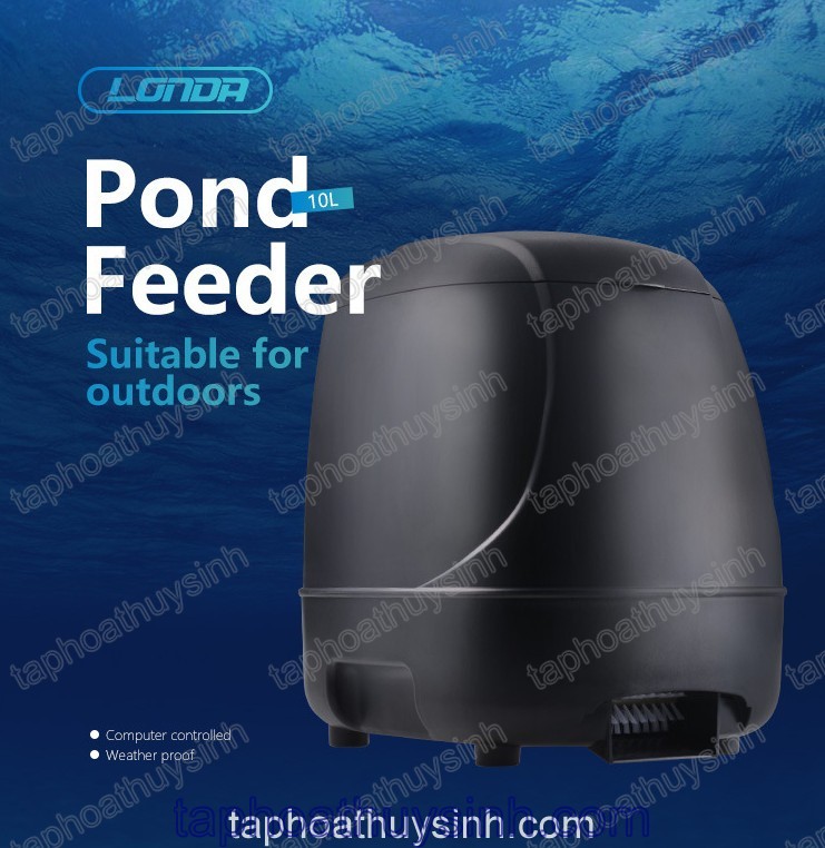 MÁY CHO CÁ KOI AN TỰ ĐỘNG 10L AUTO FISHING FEEDER MÁY CHO CÁ KOI AN TỰ ĐỘNG 10L AUTO FISHING FEEDER