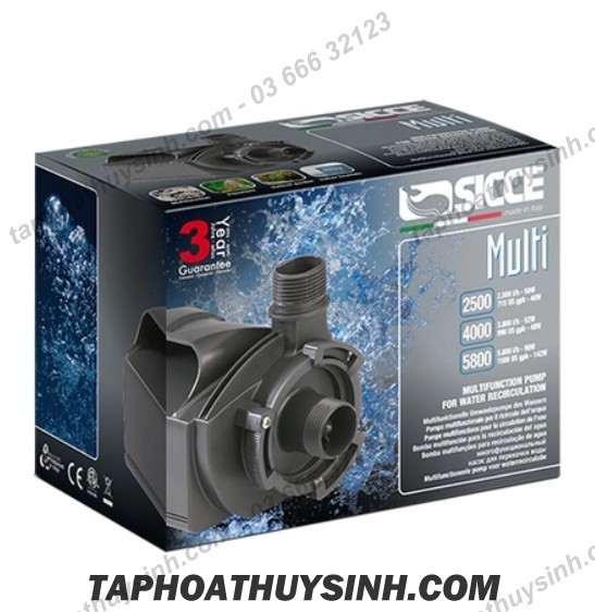Máy bơm nước - Sicce Multi Pump 5800 - 5.760 l/h - 90W Máy bơm nước - Sicce Multi Pump 5800 - 5.760 l/h - 90W